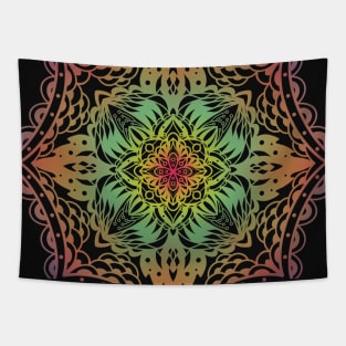 Chakra Color Mandala Art Tapestry