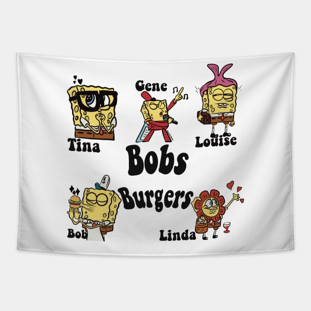 Bobs burgers #59 Tapestry by SugarSaltSpice