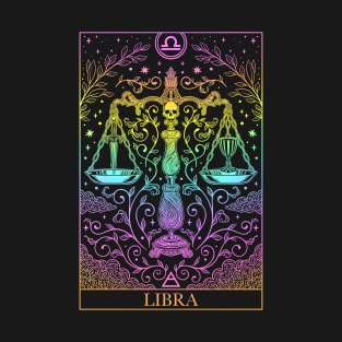 Zodiac sign tarot card Libra T-Shirt