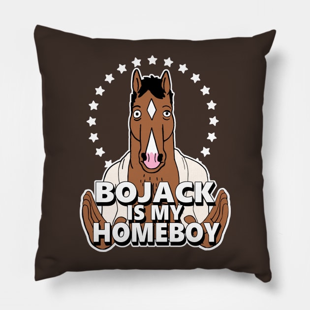 Bojack is my Homeboy Pillow by blinky2lame