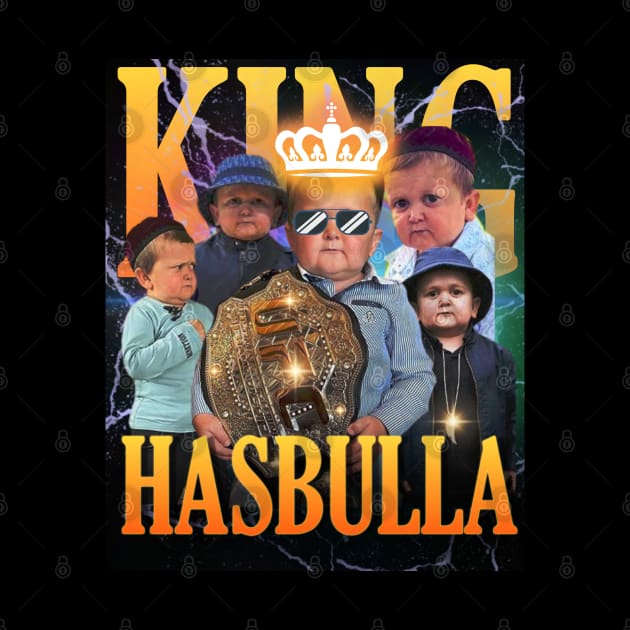 Retro King Hasbulla by alphacreatives