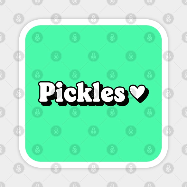 Pickle Lover Magnet by enrynz