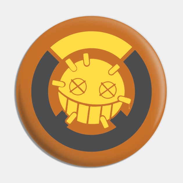 Junkrat Overwatch Logo Pin by MotherBoredom