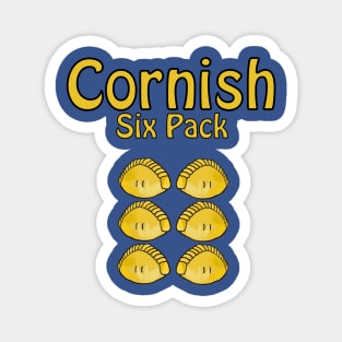 Cornish Six Pack , Cornish Pasty Cornwall Fun Magnet