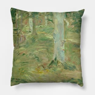 Foret de Compiegne by Berthe Morisot Pillow