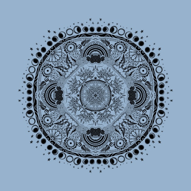 Moon Mandala by bubbsnugg