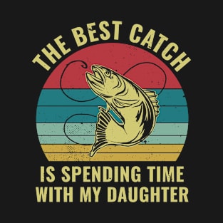 Fishing With Daughter Father Matching Fishing Dad T-Shirt