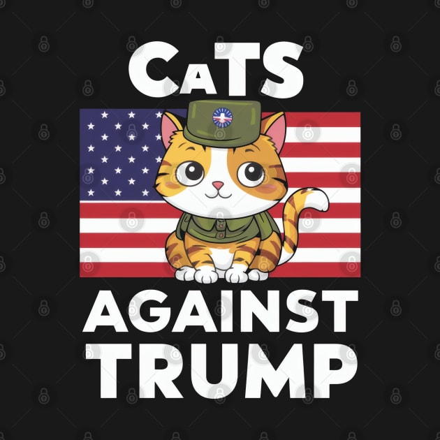 Cats against Trump by SimpliPrinter