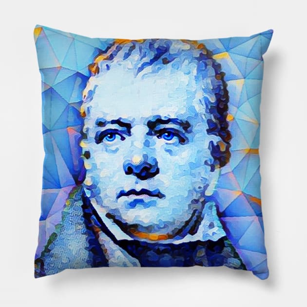 Walter Scott Portrait | Walter Scott Artwork | Walter scott Painting 10 Pillow by JustLit