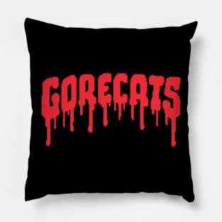 Gorecats logo red Pillow