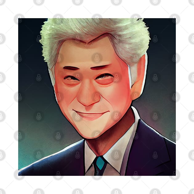 Bill Clinton | President of the United States | Manga style by Classical