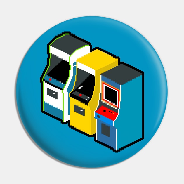 Arcade 80s Pin by mannypdesign
