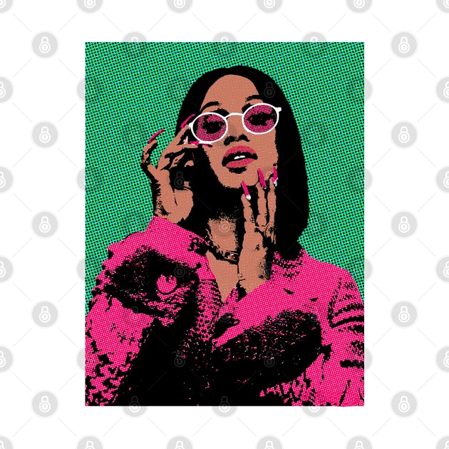 Cardi B pop art by weenoliumco