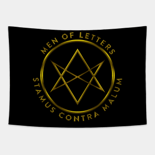 Men of Letters - Stamus Contra Malum Seal Tapestry