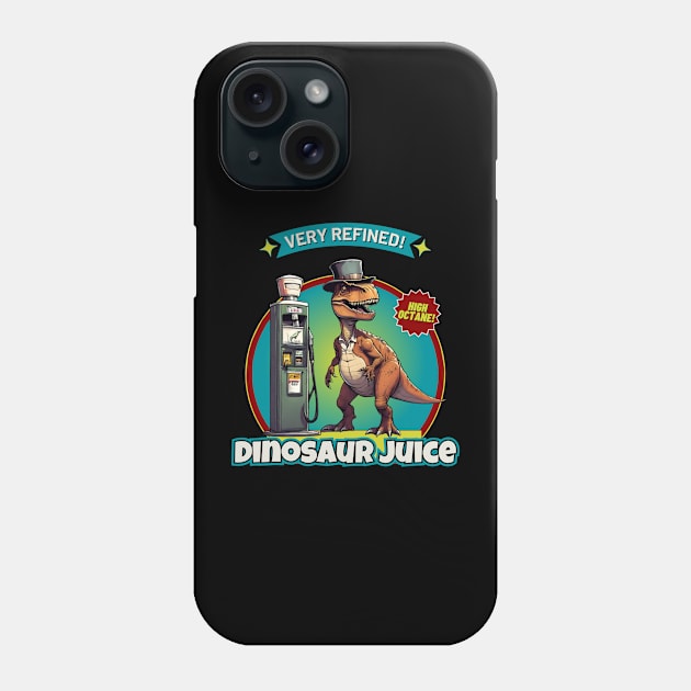 Dinosaur Juice Phone Case by Kenny The Bartender's Tee Emporium