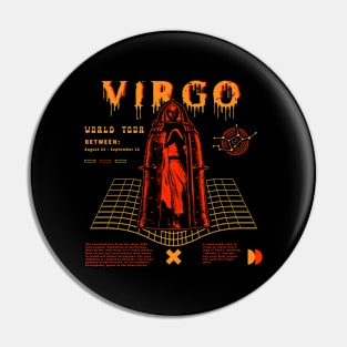 Virgo Zodiac Pin