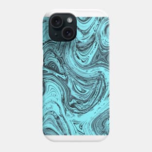 Marble Pattern Neck Gaiter Aqua Marble Gator Marble Phone Case