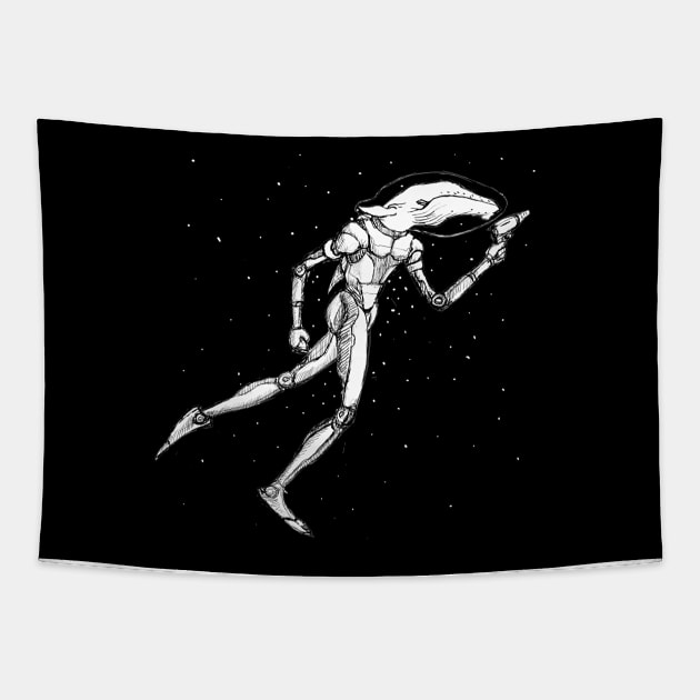 Whale Tapestry by lugepuar