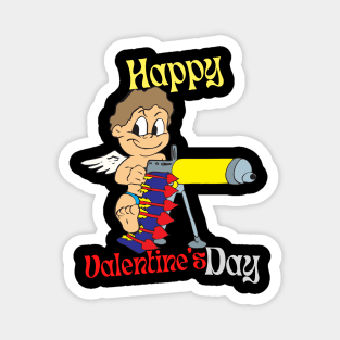 Donald Trump valentines day funny cupid goofy popular trends Magnet