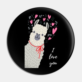 llama i love you Pin