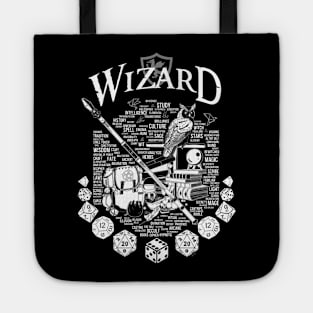 RPG Class Series: Wizard - White Version Tote