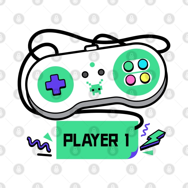 Player 1 by Creative Meows