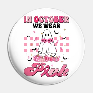 In October We Wear Pink Pin