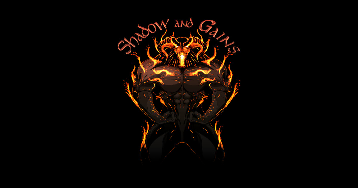 Balrog - Shadow and Gains - Balrog - Sticker | TeePublic