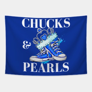 Chucks and Pearls Tapestry