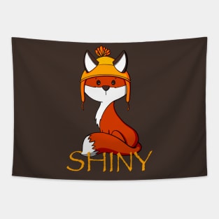 Shiny Firefly Fox Tapestry