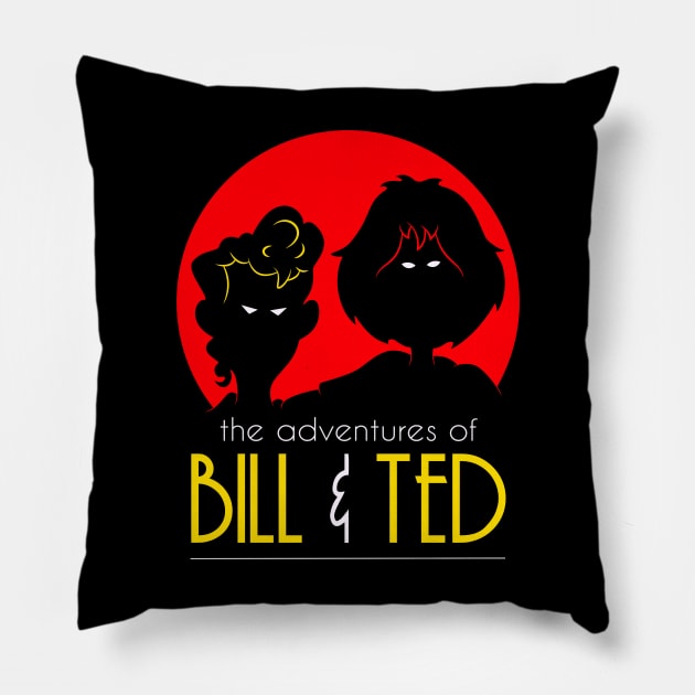 Bill & Ted Pillow by thewizardlouis