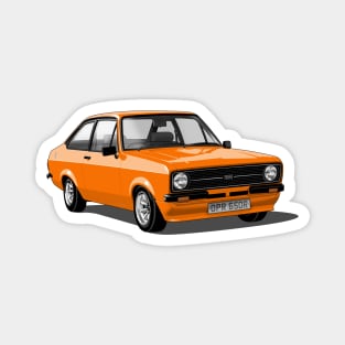 Ford Escort Mk 2 in orange Magnet