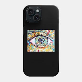 Picture of the eyes of love Phone Case