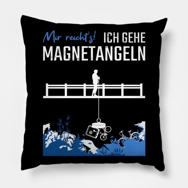 Magnet Angeln Magnetfischen Pillow by SNZLER