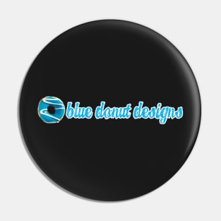 Blue Donut Designs Pin