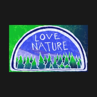 Love Nature Mountain Skies T-Shirt