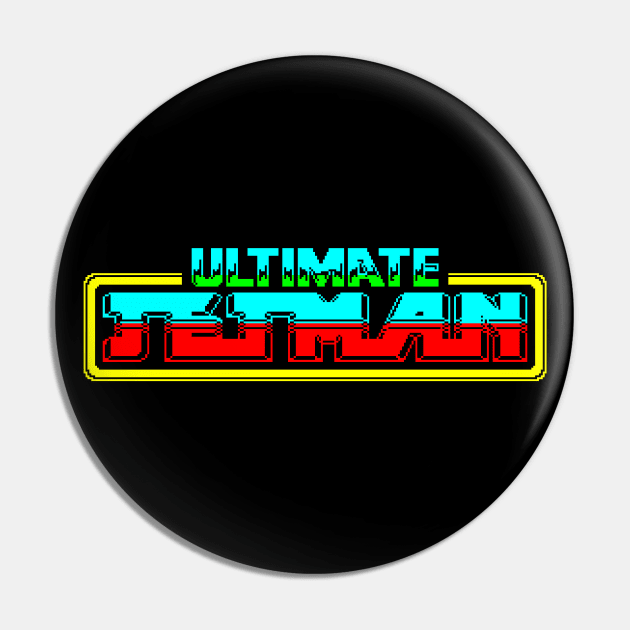 Ultimate JetMan 8 Bit Art Pin by 8 Fists of Tees