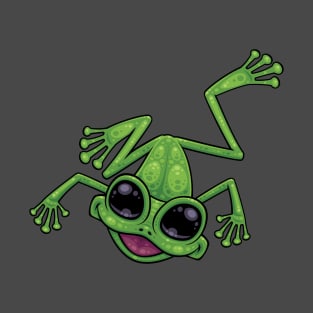 Happy Green Tree Frog T-Shirt