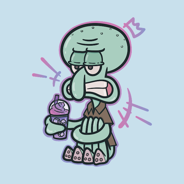 Squidward Spongebob Tapestry Teepublic 5315