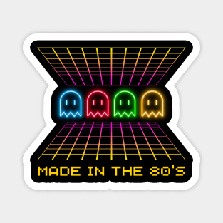 Made in the eighties, vintage coin op legends Magnet