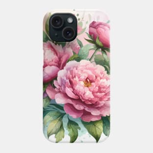 Pink Peonies Phone Case