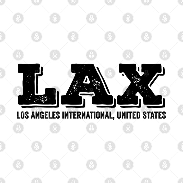 LAX Los Angeles International US Airport Code by VFR Zone