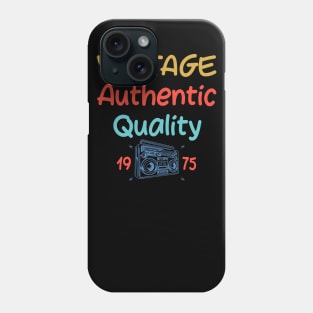 45 Years Old 1975 Vintage 45th Birthday Anniversary Phone Case