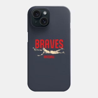 BRAVES Vintage Catch Phone Case