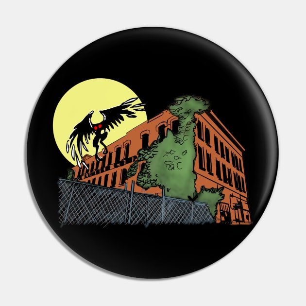 Saint Albans, WV Mothman Pin by TonyBreeden