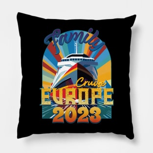 Family Cruise Europe 2023 Pillow