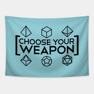 DnD - Choose your Weapon Tapestry