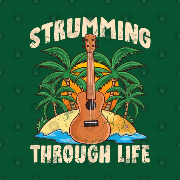 Ukulele Strumming Through Life by E