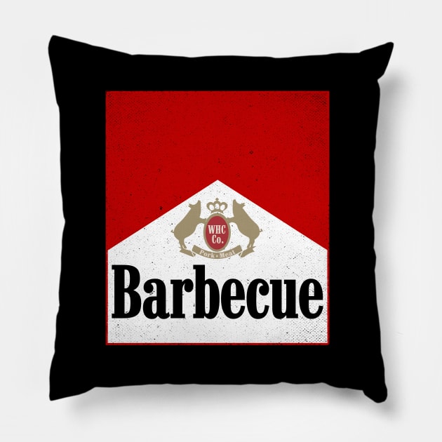 BBQ Smokes Pillow by Whole Hog Clothing Co.