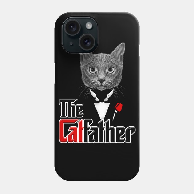 CATFATHER Phone Case by Yeldar